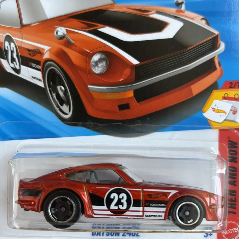 1972 Datsun 240Z Orange 240 Z Car Hot Wheels Racer Hotwheels Racing 2026 New